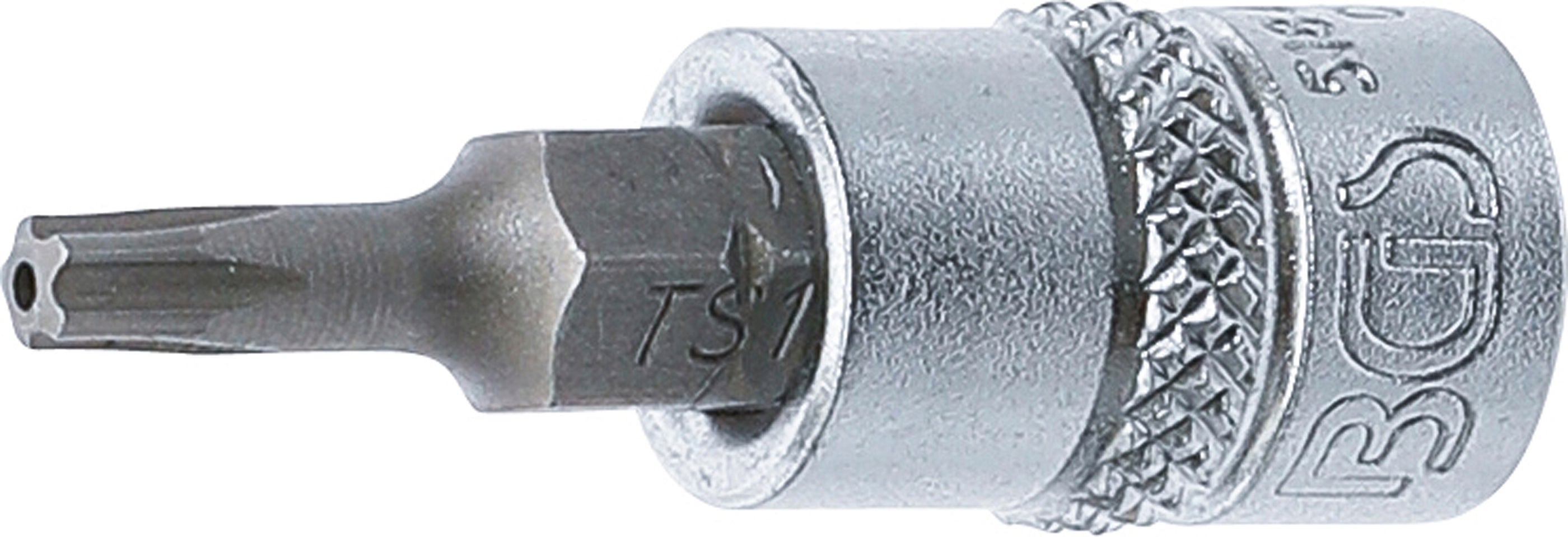 Bit-Insats | 6,3 mm (1/4") | TS-Profil (för Torx Plus) med borrning TS15