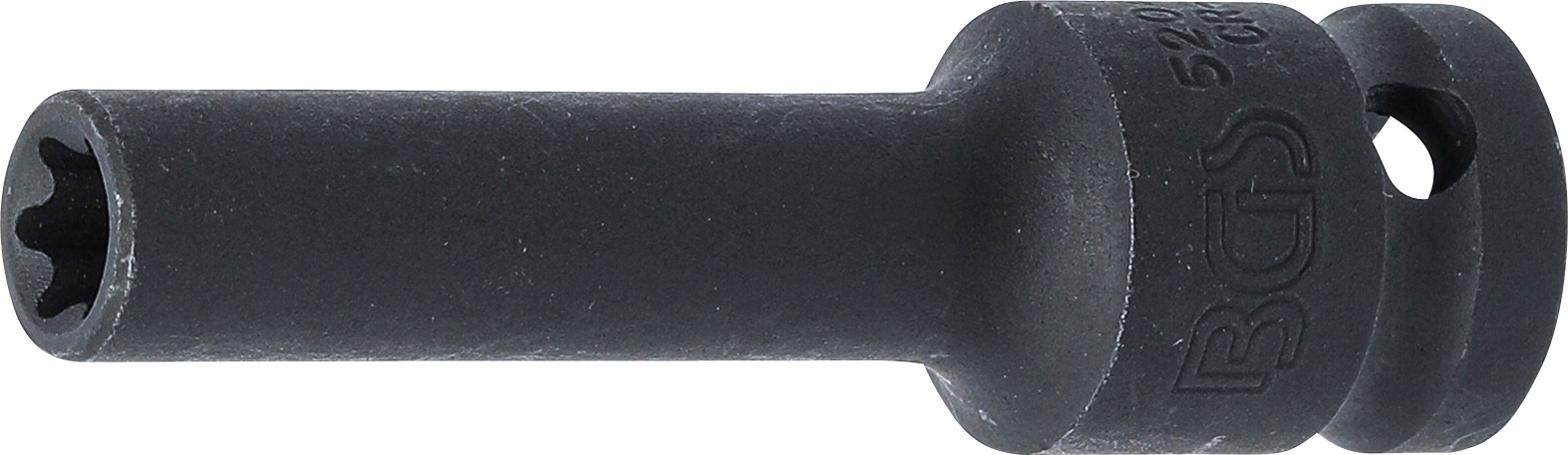 Krafthylsa E-profil, djup | 12,5 mm (1/2") | E10