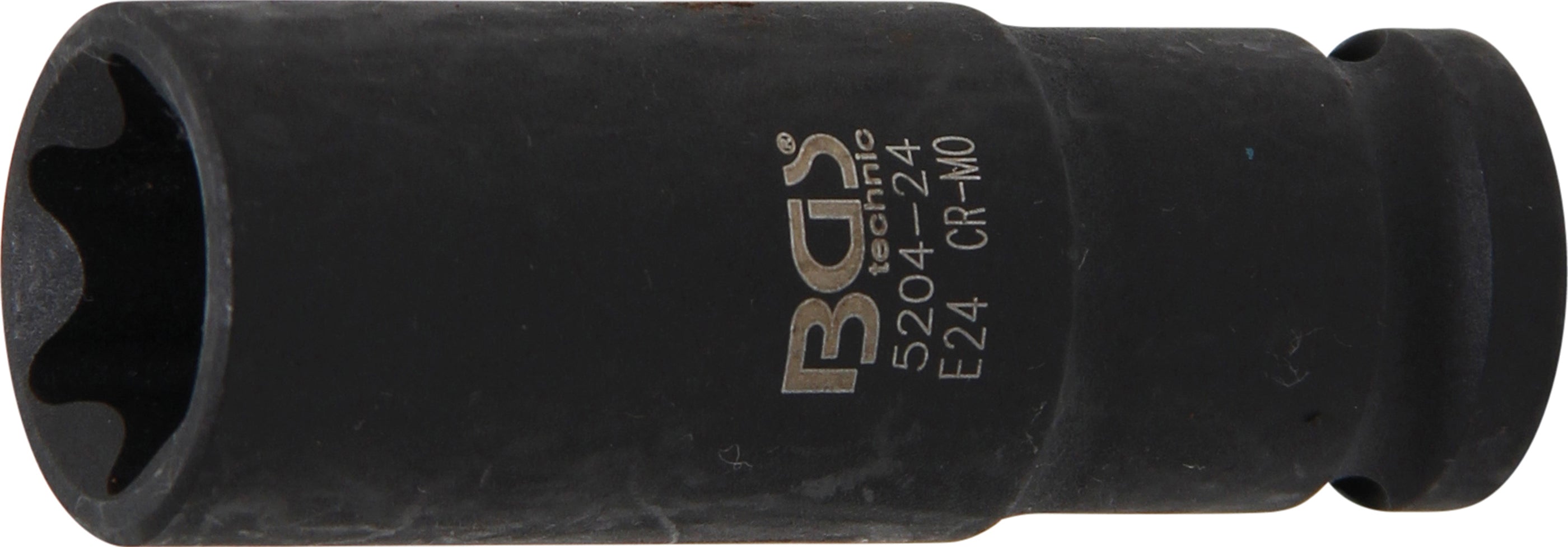Krafthylsa E-profil, djup | 12,5 mm (1/2") | E24 mm