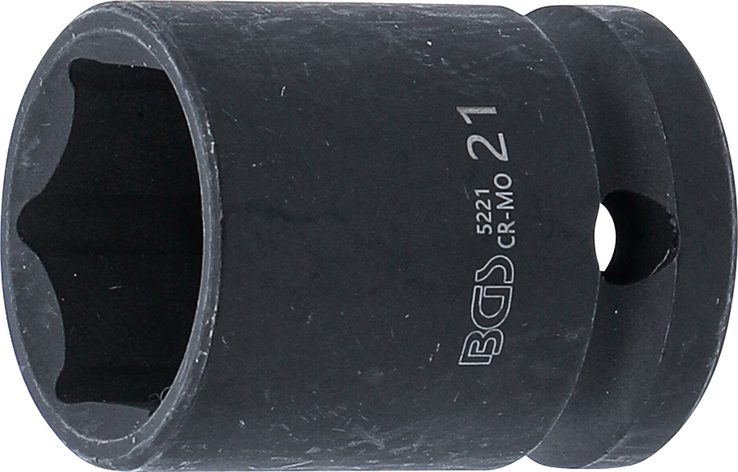 Krafthylsa Sexkant | 12,5 mm (1/2") | 21 mm