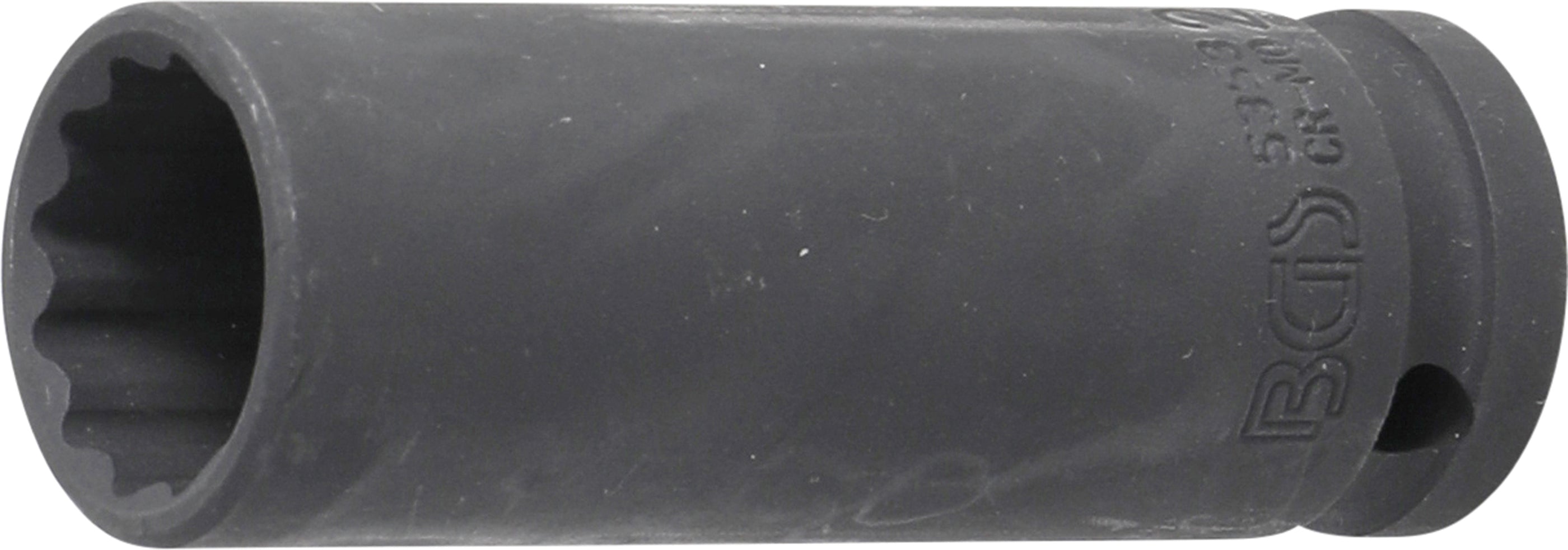 Krafthylsa Tolvkant, djup | 12,5 mm (1/2") | 21 mm