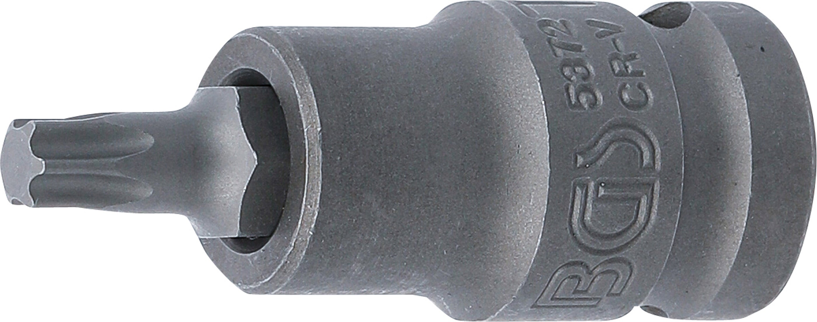 Kraft-Bit-Insats | Längd 55 mm | 12,5 mm (1/2") | T-Profil (för Torx) T40