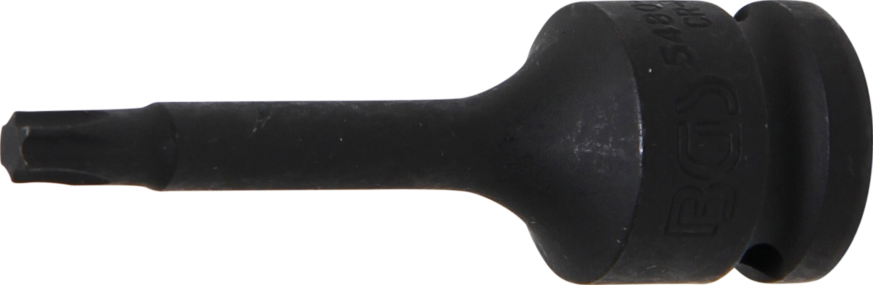 Kraft-Bit-Insats | Längd 75 mm | 12,5 mm (1/2") | T-Profil (för Torx) T40