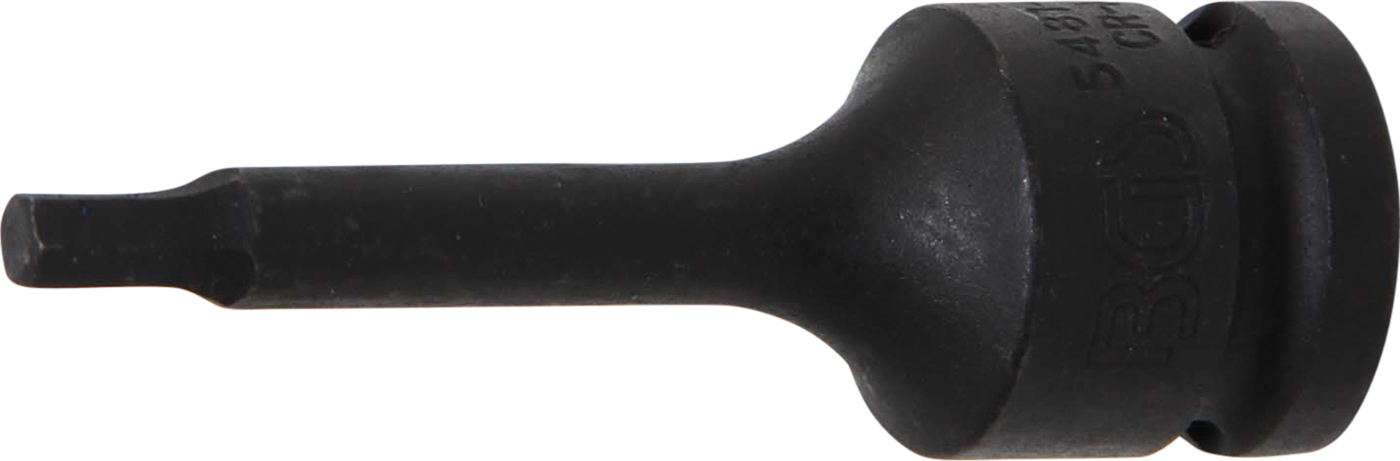 Kraft-Bit-Insats | Längd 75 mm | 12,5 mm (1/2") | Inre sexkant 5 mm