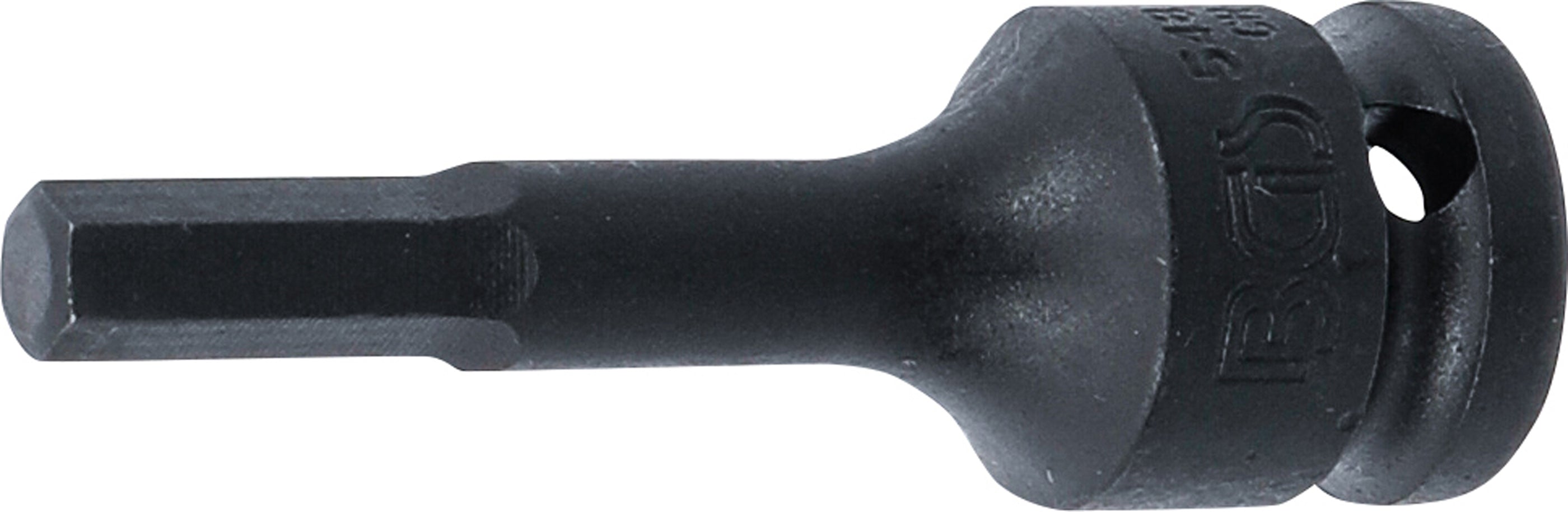 Kraft-Bit-Insats | Längd 75 mm | 12,5 mm (1/2") | Inre sexkant 8 mm