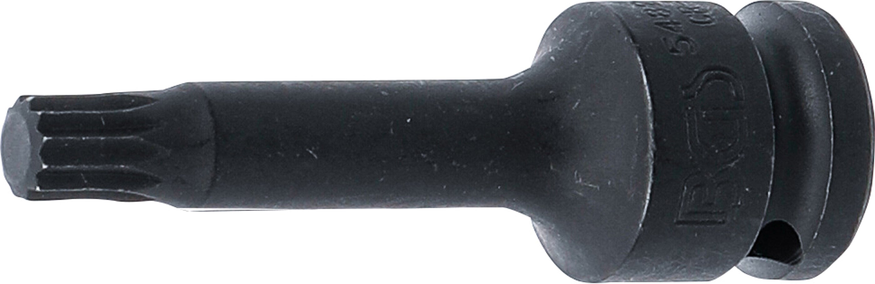 Kraft-Bit-Insats | Längd 75 mm | 12,5 mm (1/2") | Inre mångtandad (för XZN) M10