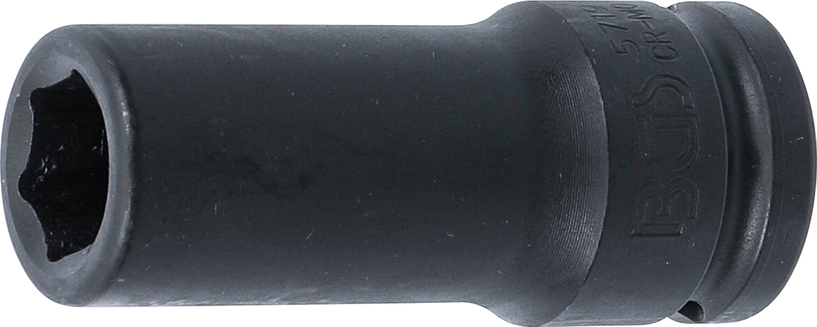 Krafthylsa Sexkant, djup | 20 mm (3/4") | 19 mm