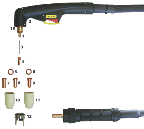 JASIC Gasfördelare 30-70A (JP-81/JP-101) (10 stk förp)