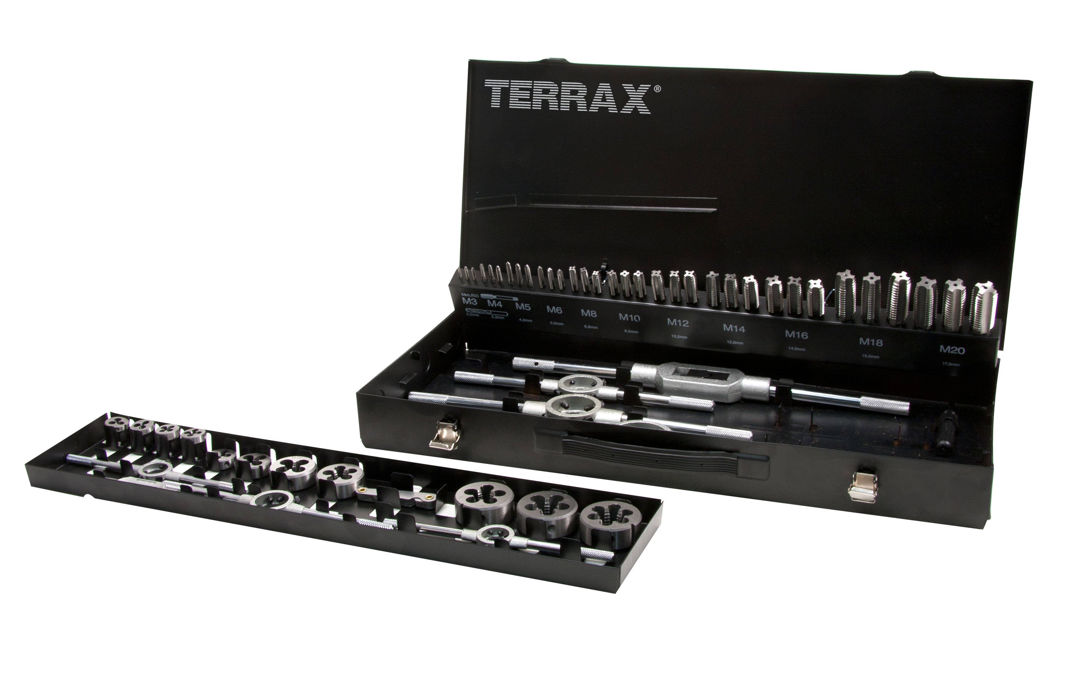 RUKO Gängsats M3-M20. 54 delar TERRAX