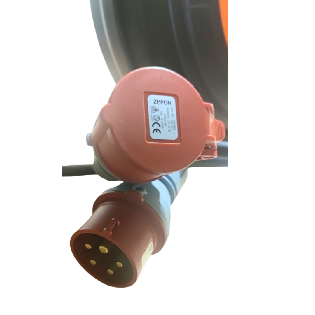 RIMAC Kabelvinda vägg 380V H07RN-F, 5x2.5mm² - 15m