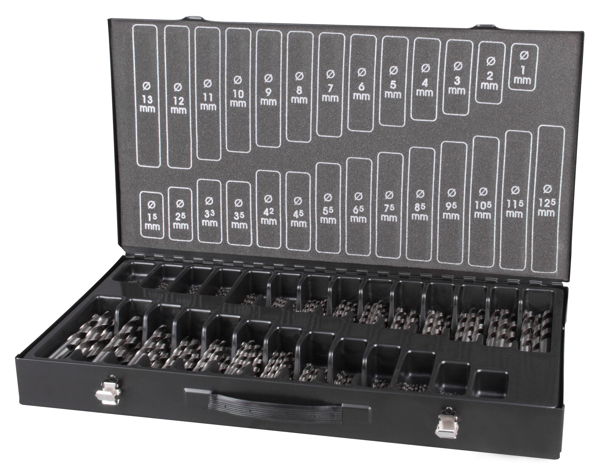 RUKO Borrlåda 1-13mm 220st Slipade