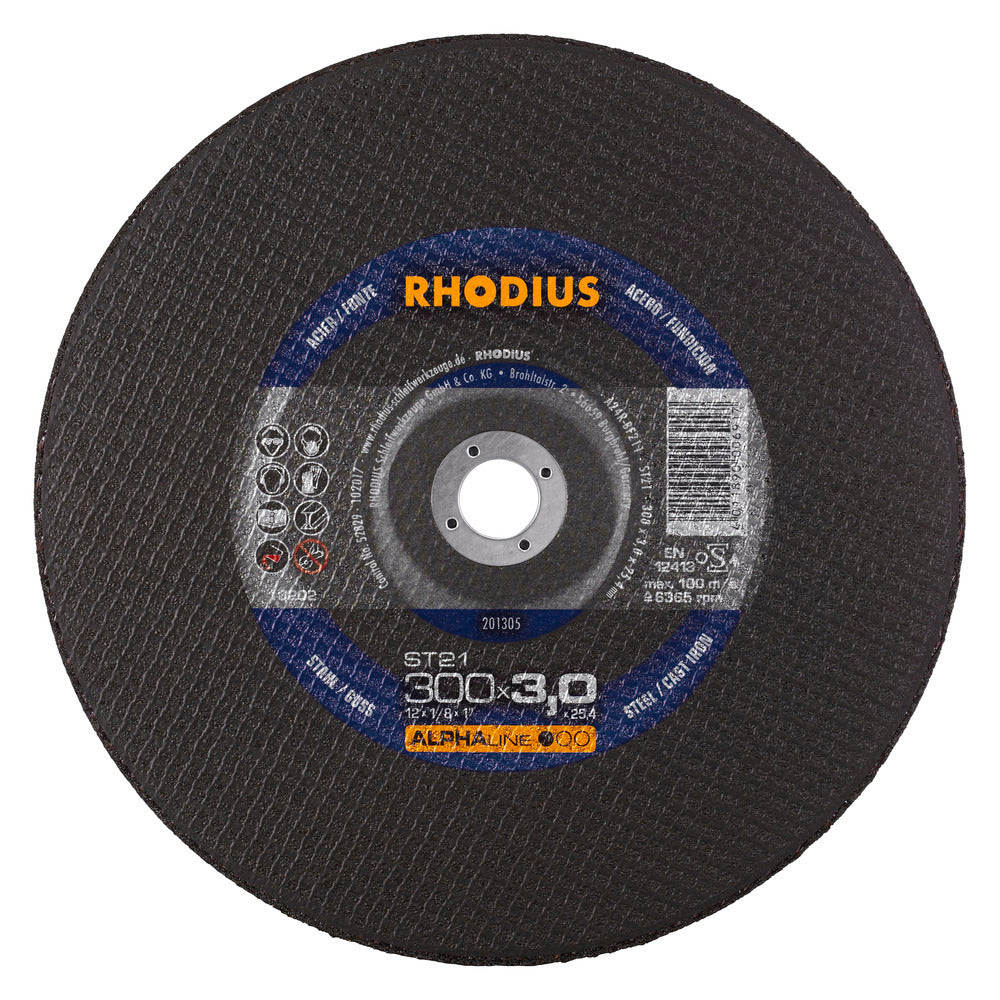 RHODIUS ST21 Kapskiva 300x3,0x25,4 (10 förp)