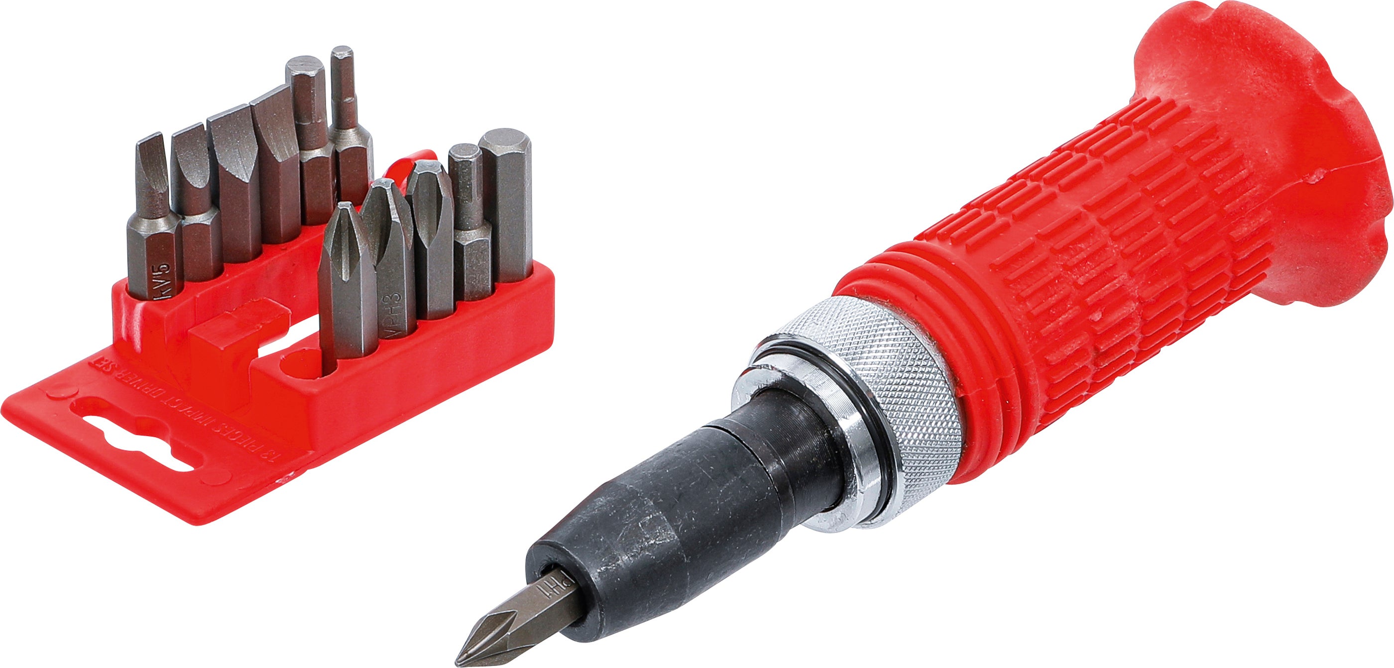 Manuell slagskruvmejsel inklusive bits | Inre sexkant 12,5 mm (1/2 tum)