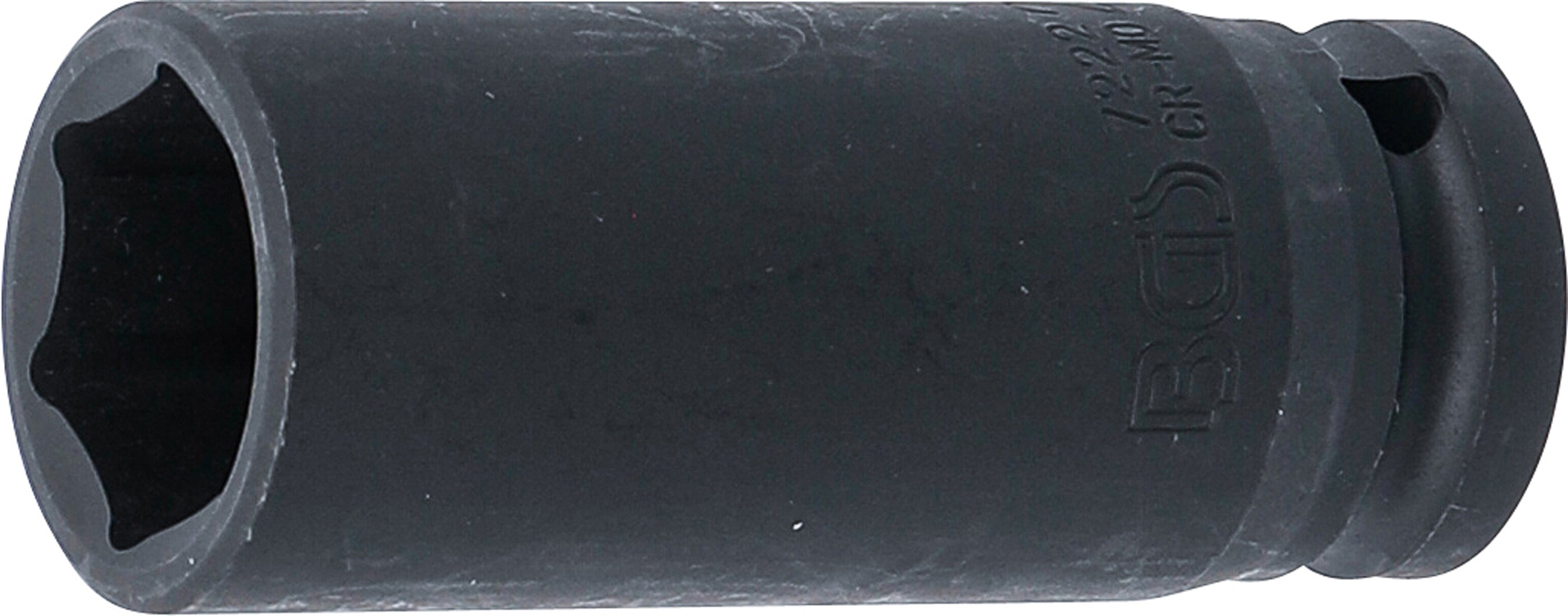 Krafthylsa Sexkant, djup | 12,5 mm (1/2") | 22 mm