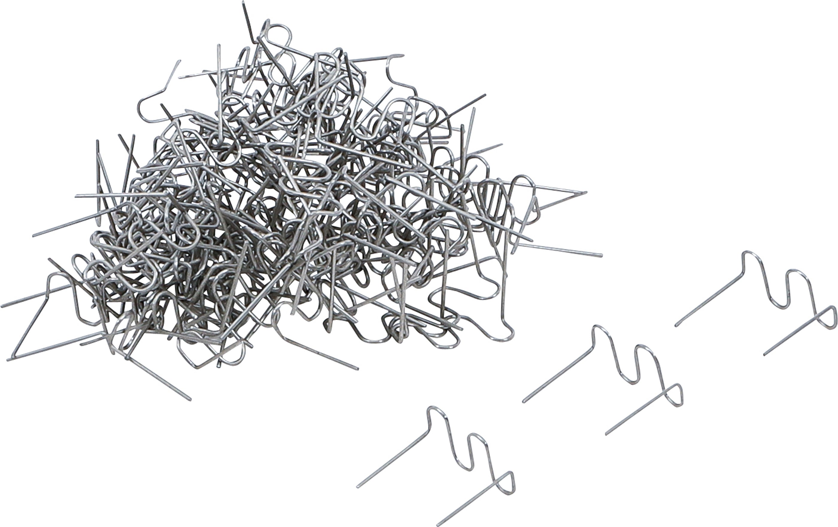 Reparation-Clips-sats | vågformiga | 0,6 mm | 100 delar
