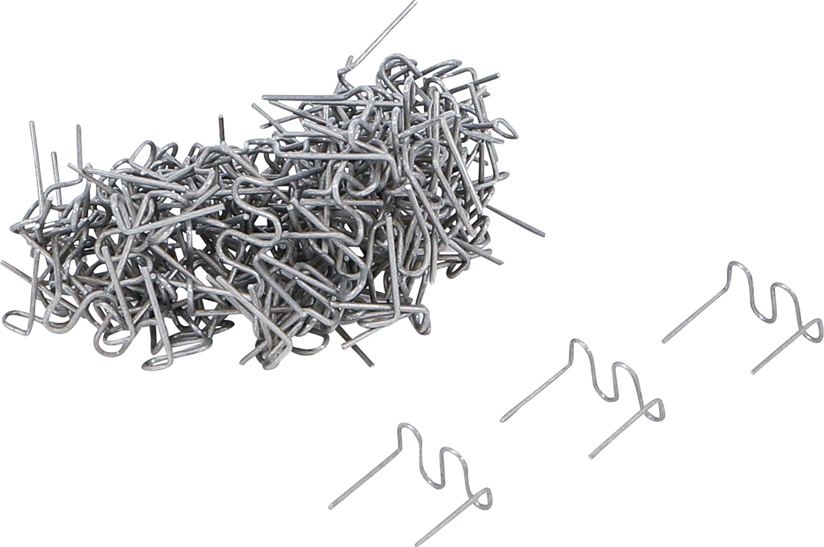 Reparation-Clips-sats | vågformiga | 0,8 mm | 100 delar