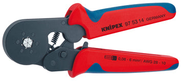 KNIPEX Självinställande crimptång för ändhylsor med sidoinföring