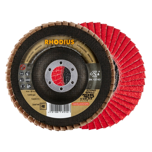 RHODIUS CERAMICON Jumbo Speed K40 125mm (10/förp)