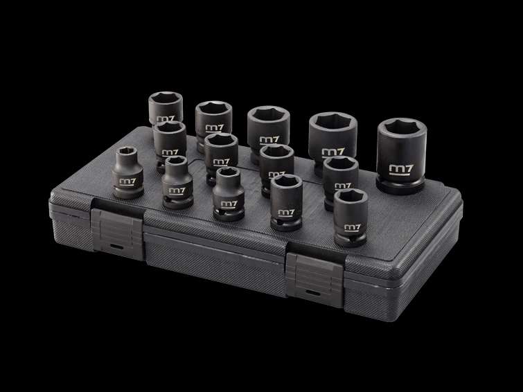 M7 Krafthylsor i set 3/4"_26.27.29.30.32.33.35.36mm