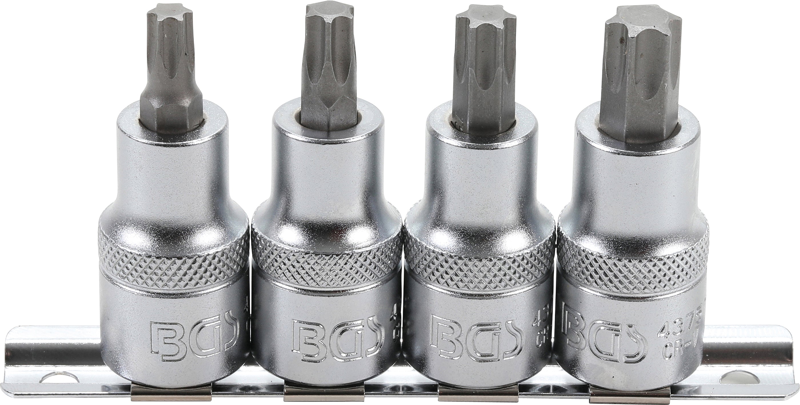 Bit-Insats-sats | 12,5 mm (1/2") | T-Profil (för Torx) T40 - T55 | 4 delar