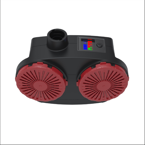 Weltek Slipvisir batteridrivet Kemfilter