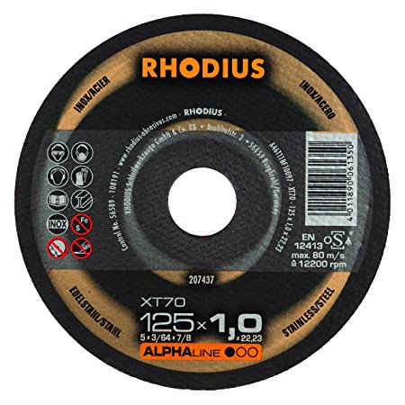 RHODIUS XT70 125x1,0x22,23 (100 Förp)