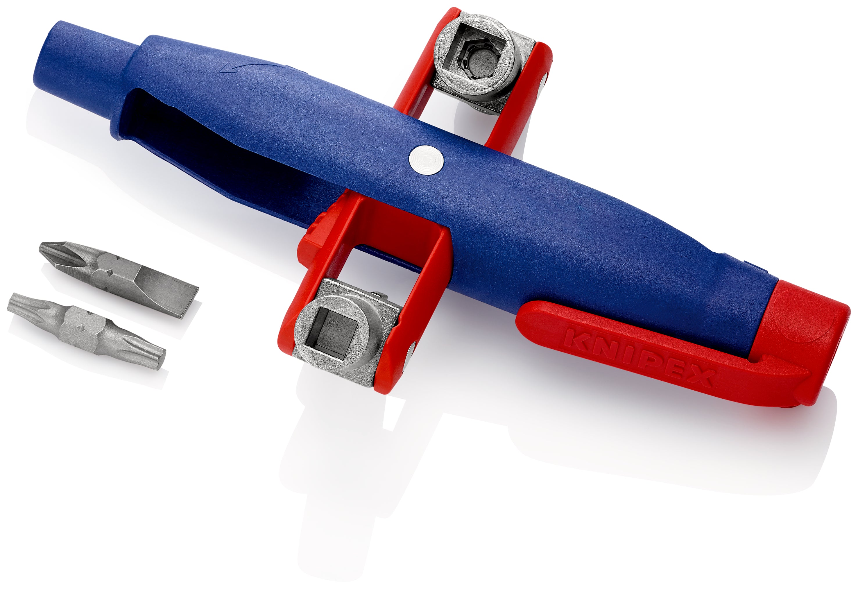 KNIPEX Apparatskåpsnyckel för vanliga skåp- och avstängningssystem 145 mm