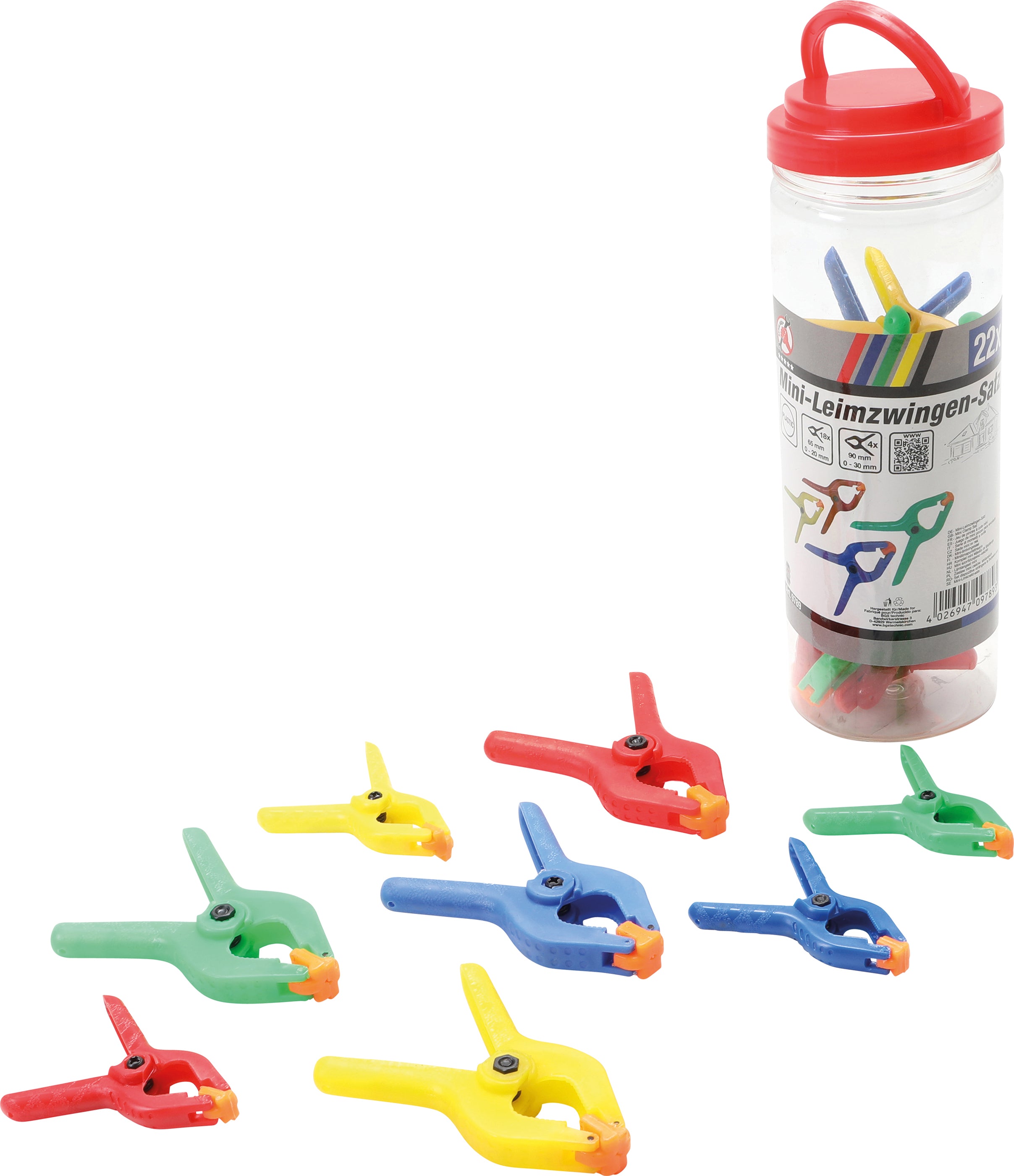 Mini-limknekt-sats | ABS-plast | 22 delar