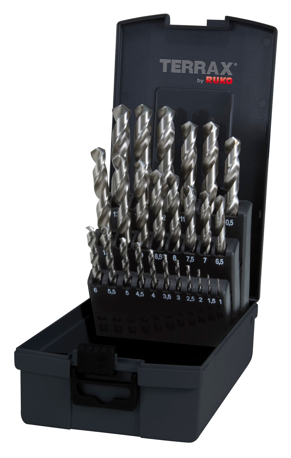 RUKO Terrax Borrsats 1-13mm HSS