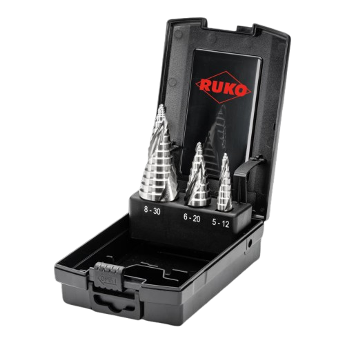 RUKO Stegborrset 5-30 mm. Flowstep