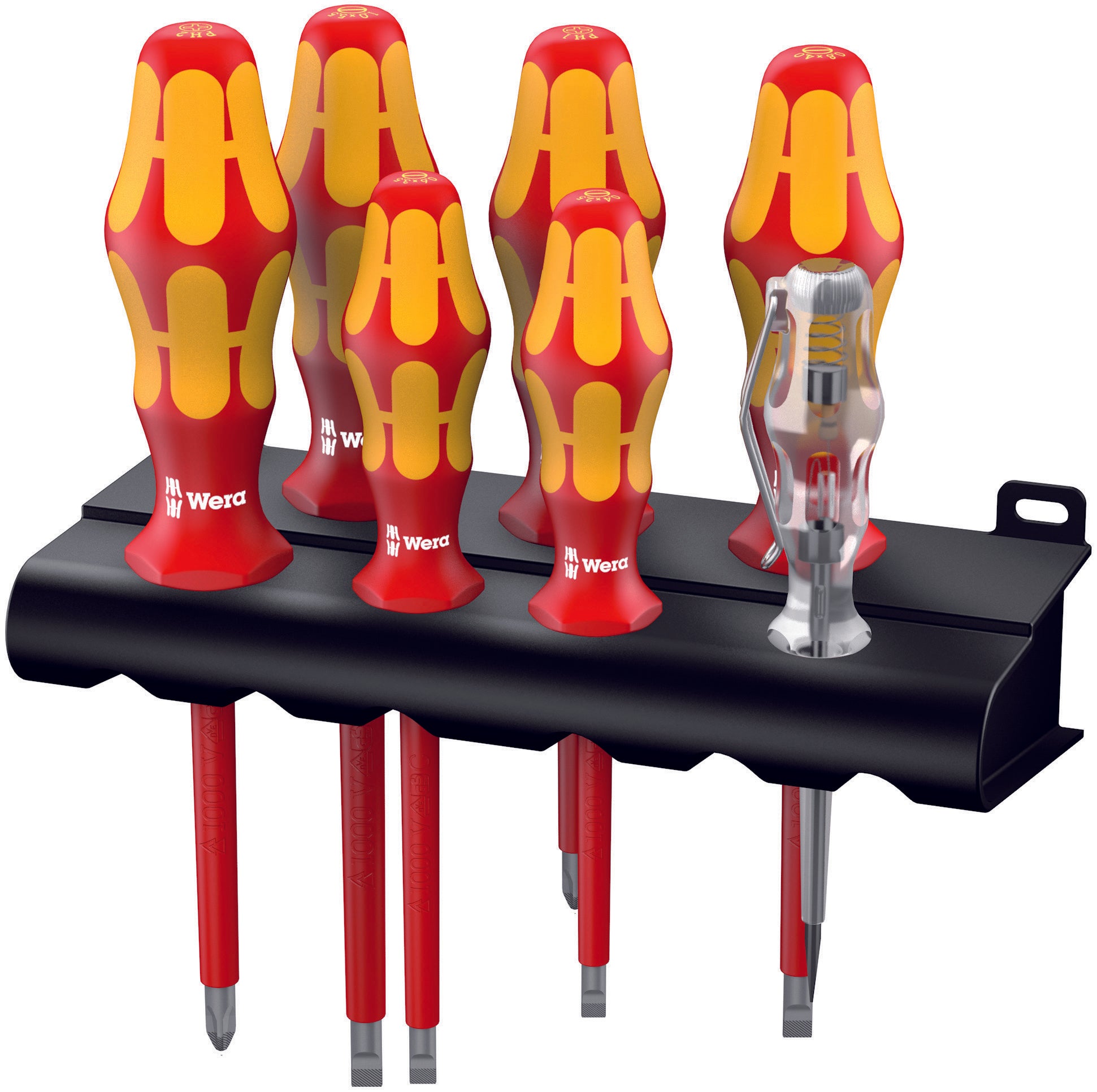 WERA 160i/7 1000v-sats + testmejsel