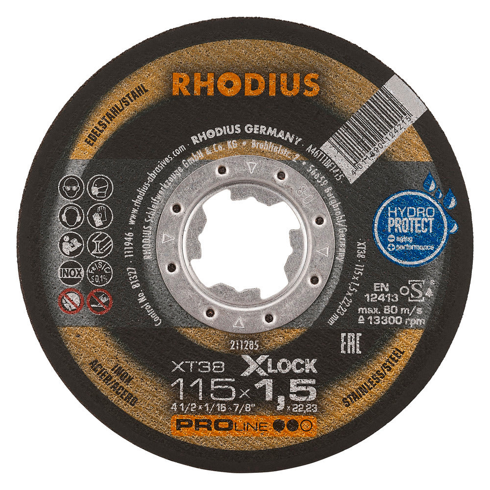 Rhodius XT38 XLock 115x1,5 (25 förp)