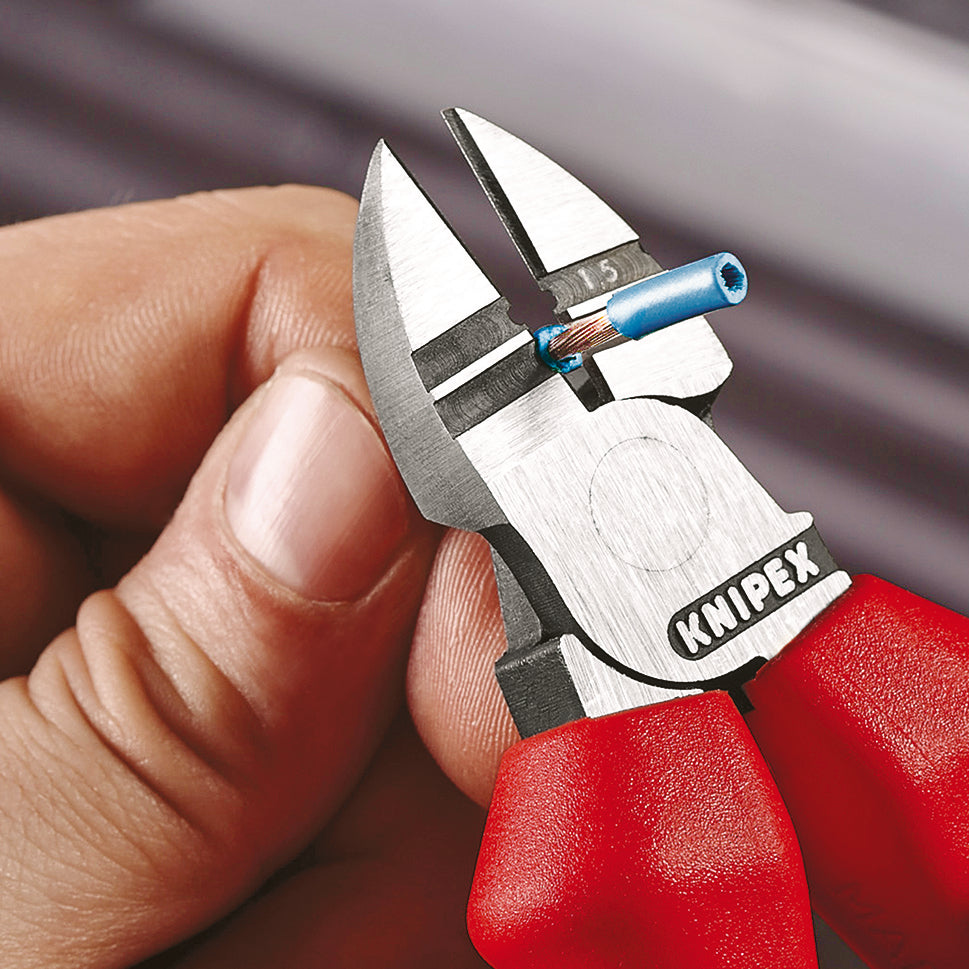 KNIPEX Sidavbitare med skalfunktion