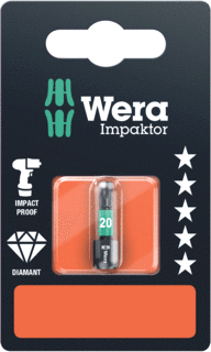 867/1 IMP DC TX 20 x 25 mm SB Torx-Bits, Impact 867/1 IMP DC 1 x TX 20x25;