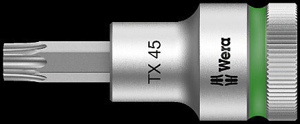 WERA 8767 C HF TX 45 x 60 mm Zyklop bit socket with 1/2" drive holding function TX 45x60