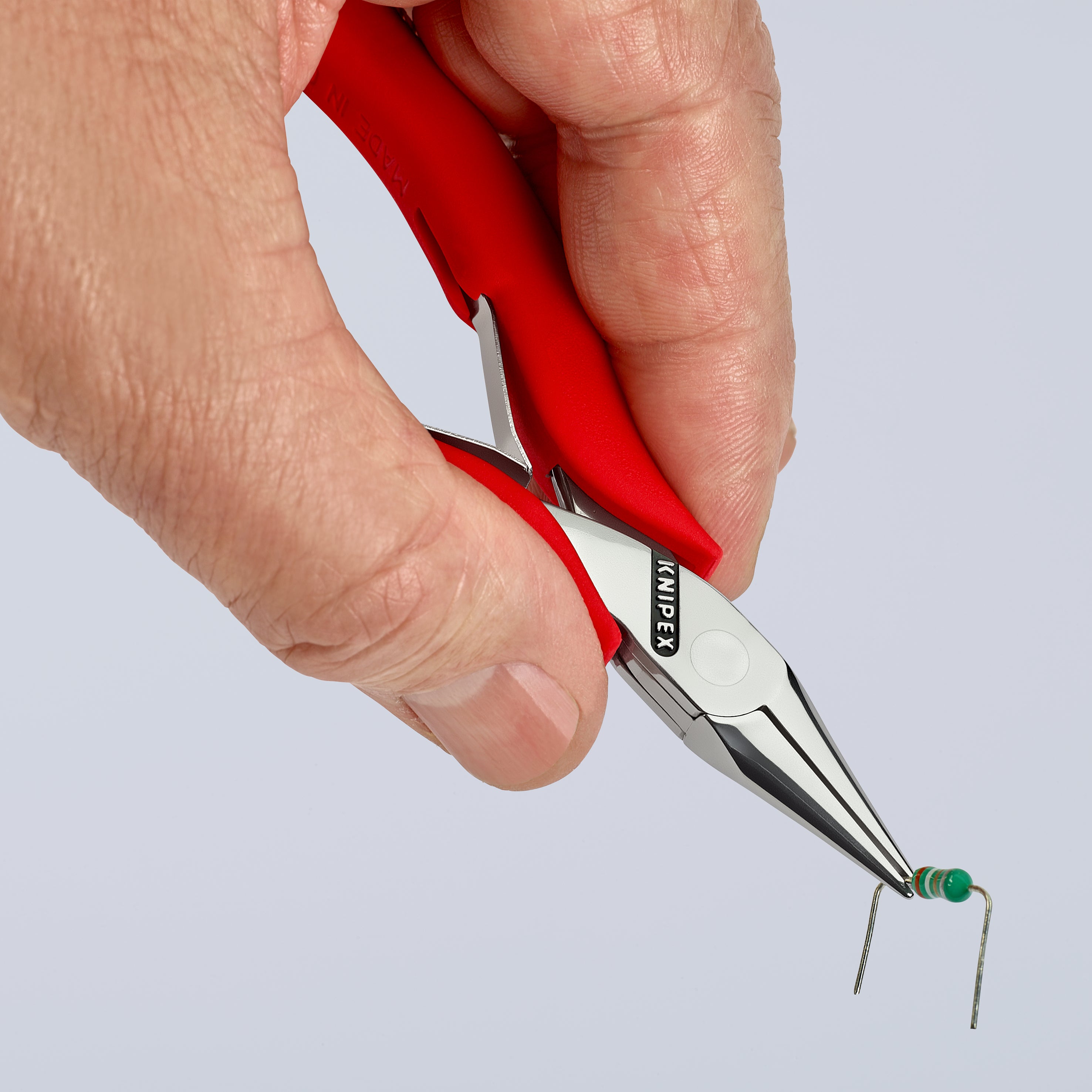 KNIPEX Elektronikgriptång rund käft 115 mm