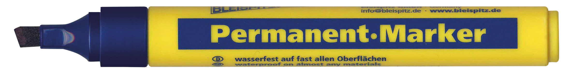 BLEISPITZ Permanet-Marker Bred spets Blå 10s