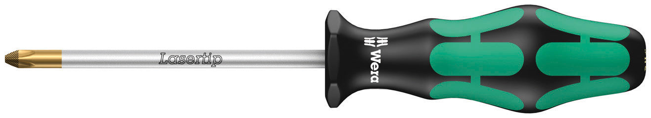 WERA 355 PZ 2 x 100 mm Screwdriver for Pozidriv screws PZ 2x100