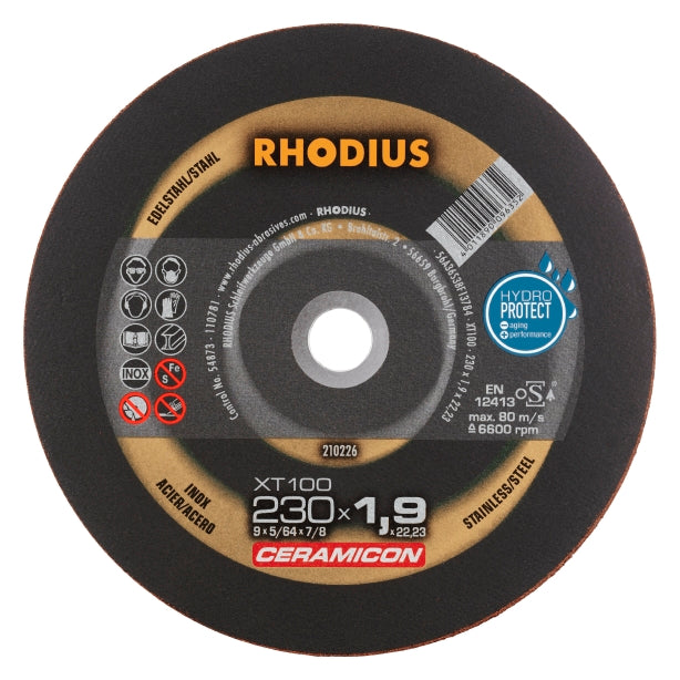 RHODIUS XT 100 CERAMICON 115x1,5x22,23 (25 förp)