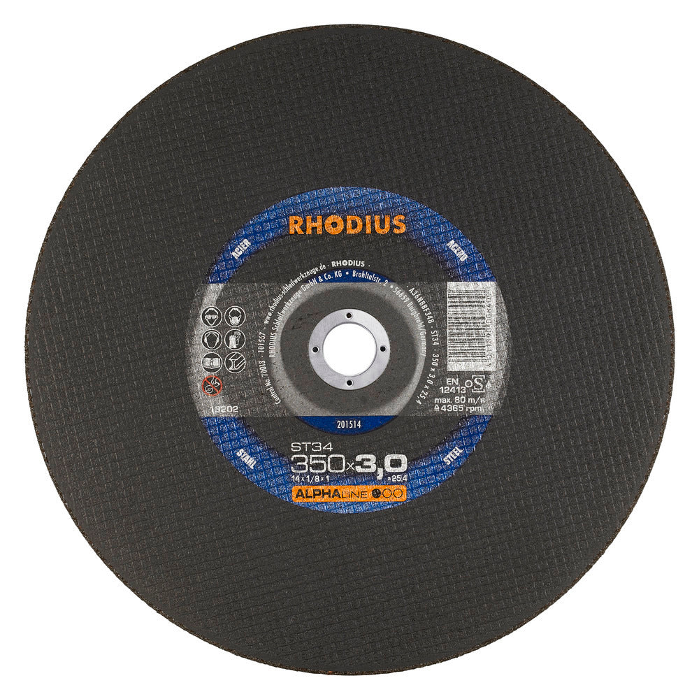 RHODIUS ST34 Kapskiva 350x3,0x25,4 (10 förp)
