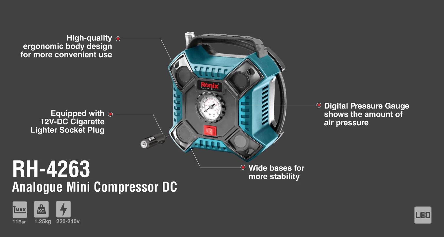 DC mini luftkompressor