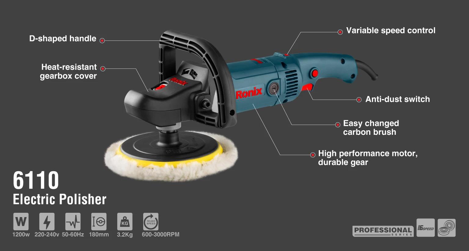 Elektrisk polermaskin
1200 W