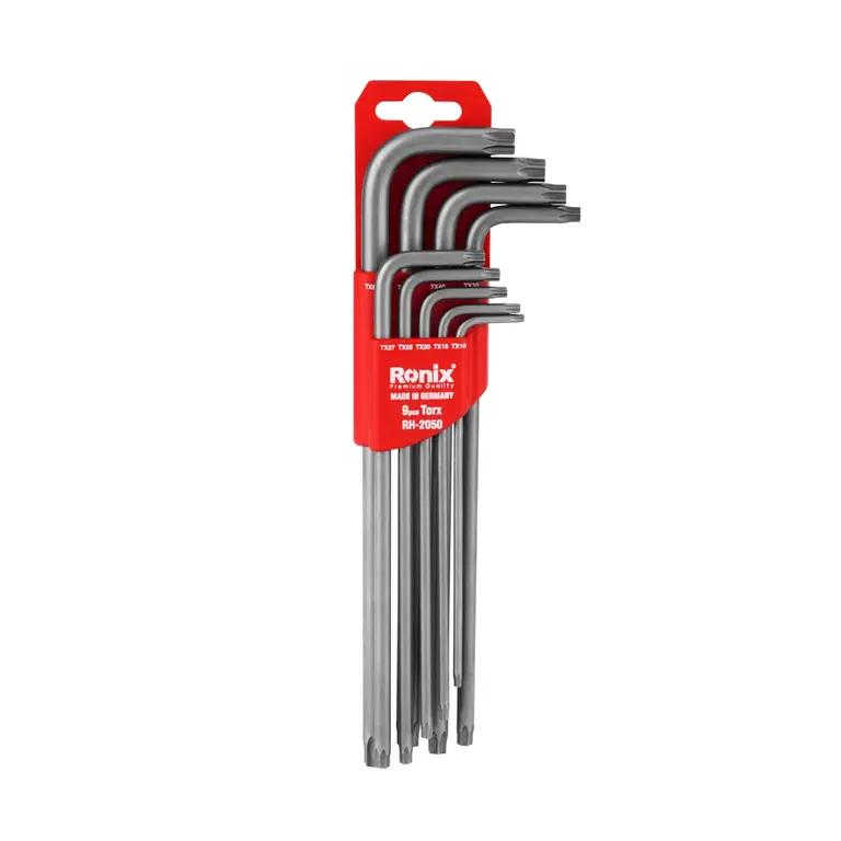 Torx-nyckelset med långa armar 
9 st